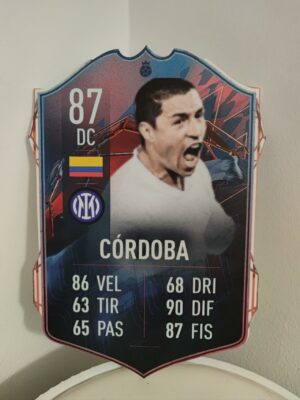 FIFA 22: Ivan Cordoba 87 FUT Heroes card gigante stampata