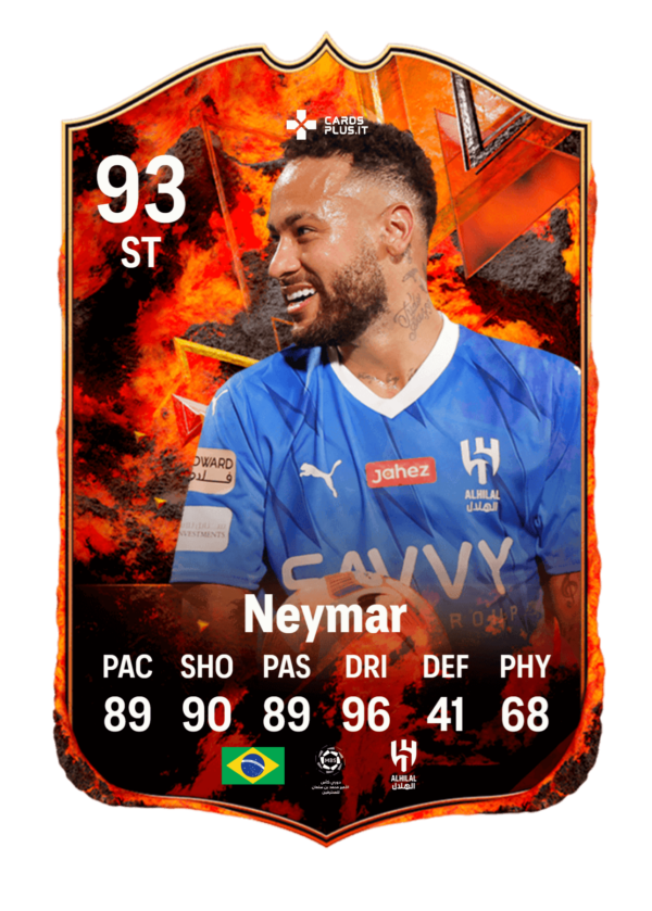 FC 24: Neymar Jr Versus Fire card