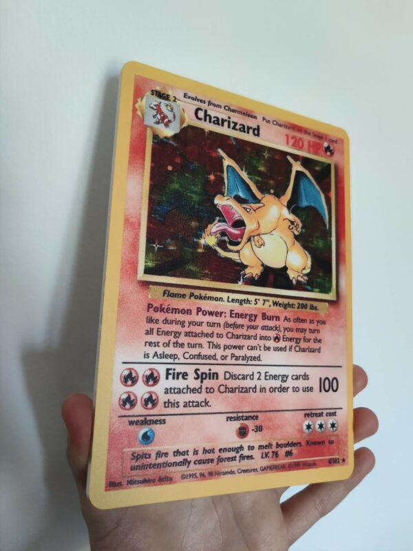 Stampa della carta Pokémon SET Base di Charizard