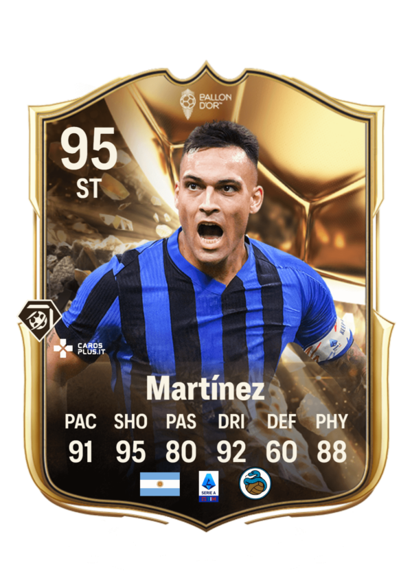 FC 25: Lautaro Martinez FUT Pallone d'oro card