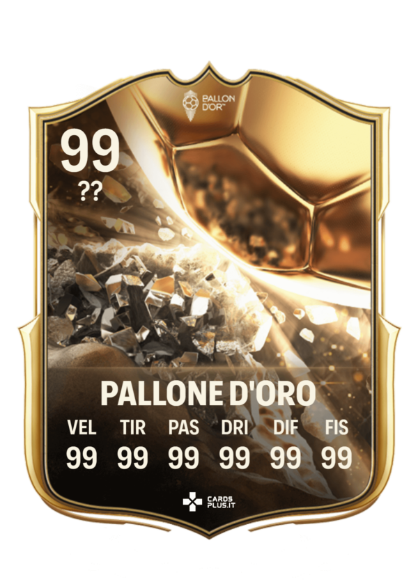 FC 25: FUT Pallone d'Oro card design personalizzabile