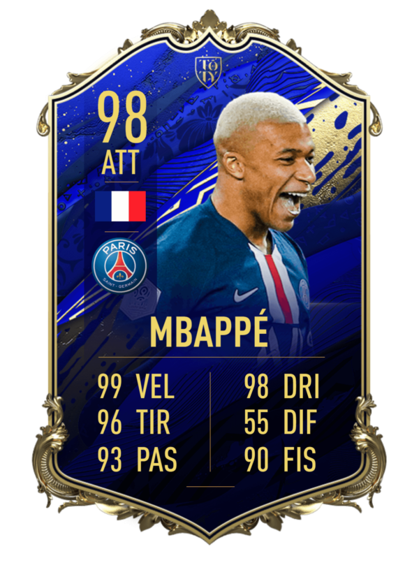 Mbappé FUT 20 TOTY card