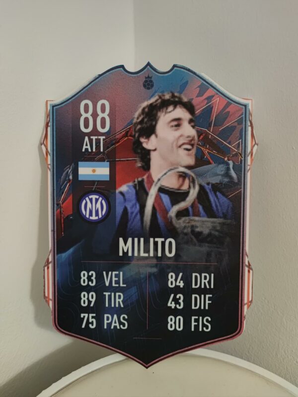 FIFA 22: Diego Milito 87 FUT Heroes card gigante stampata