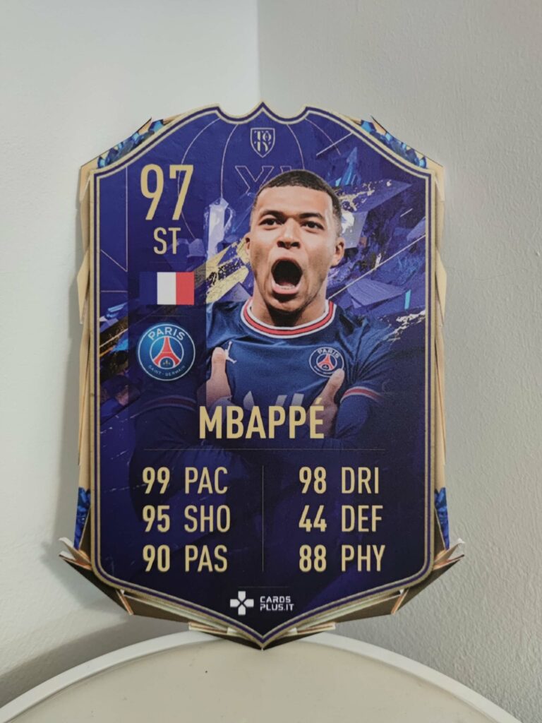 Fifa 22 Ultimate Team Kylian Mbappé Toty Card Gigante – Cardsplus It