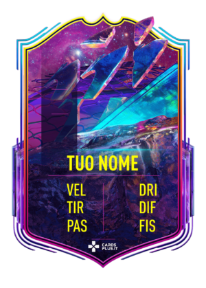 FIFA 22: Future Stars card personalizzata gigante