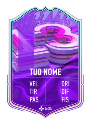 FIFA 22: FUT Birthday card personalizzata gigante