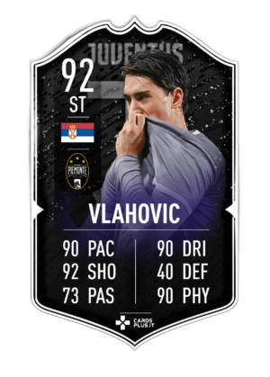 FIFA 22 FUT card Dusan Vlahovic Juventus limited edition