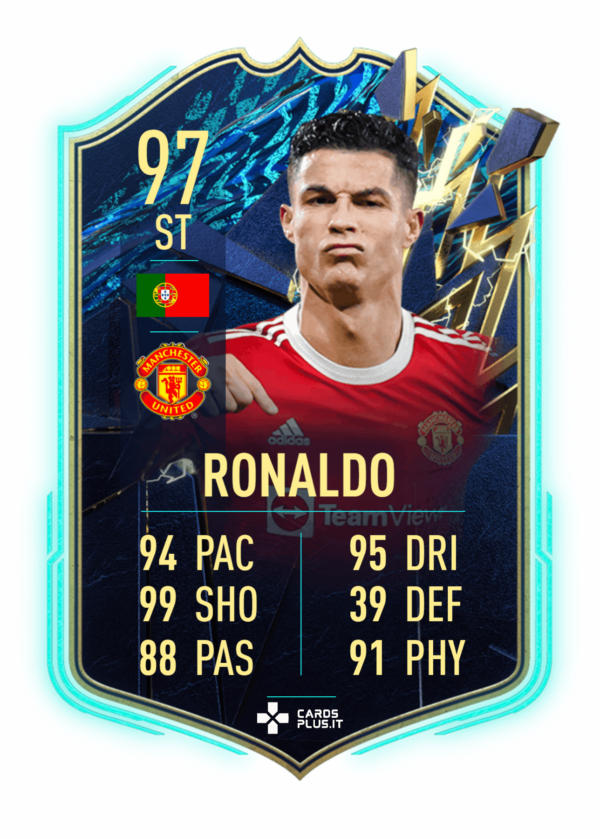 FIFA 22: Cristiano Ronaldo TOTS card