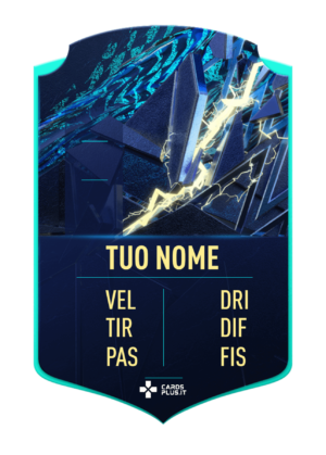 FIFA 22: FUT TOTS Moments card personalizzata gigante