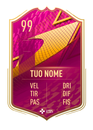 FIFA 22: FUT Futties Premium design card personalizzata gigante