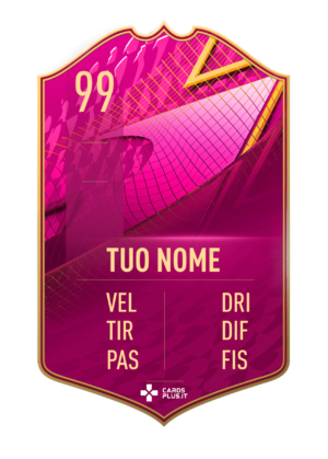 FIFA 22: FUT Futties Winner Vote card design personalizzata gigante