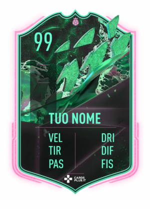 FIFA 22: FUT Eroe Mutaforma design card personalizzata gigante