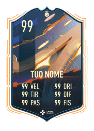 FUT 23 FUT Heroes official design - Card personalizzabile e stampabile