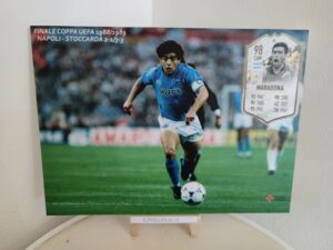 Maradona Icon Prime Moments in finale di Coppa UEFA 1988/89 in Napoli-Stoccarda