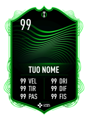 FUT 23 FUT Conference League RTTK official design - Card personalizzabile e stampabile