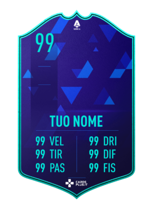 FUT 23 FUT Serie A Tim POTM official design - Card personalizzabile e stampabile