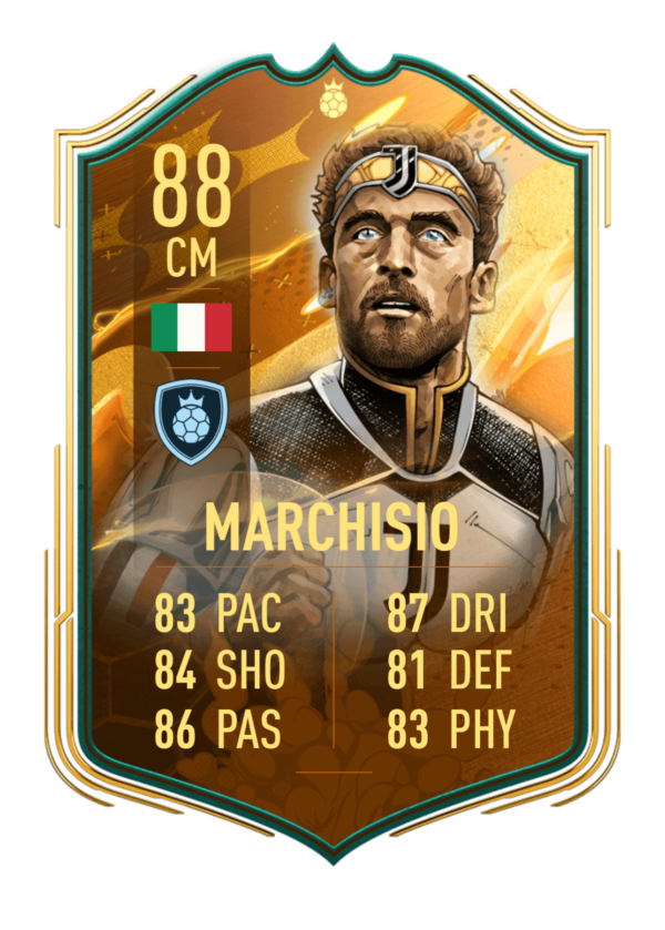 FIFA 23: Marchisio FUT Heroes World Cup Marvel card