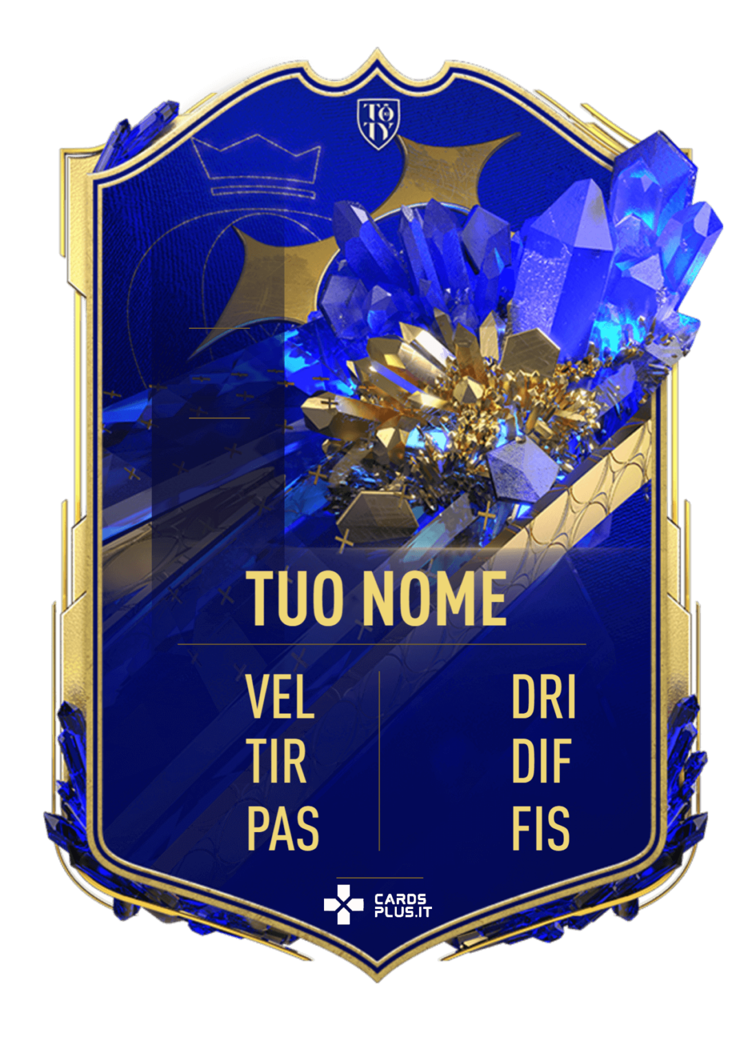 FIFA 23 Ultimate Team TOTY Card Stampa Card Personalizzabile 