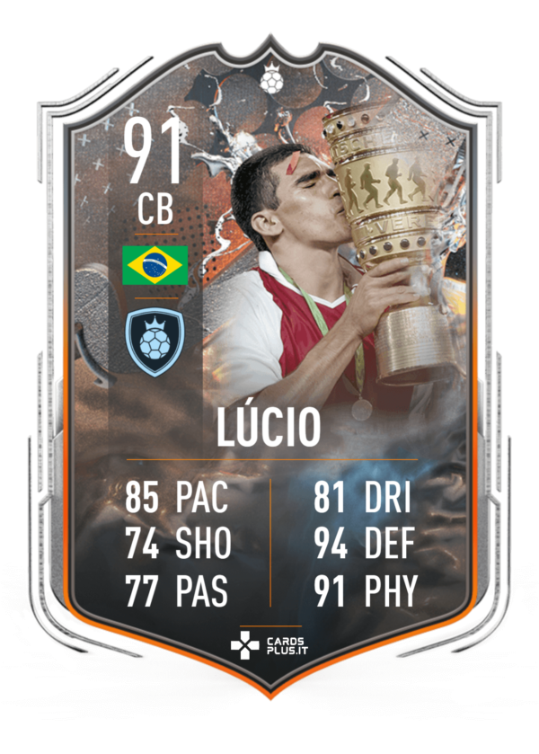 FIFA 23: Lucio FUT Trophy Titans Hero card