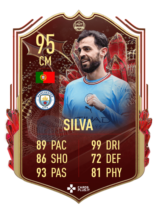 FIFA 23: Bernardo Silva TOTS FUT Champions Finals card design