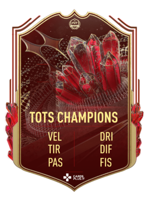 FIFA 23: FUT TOTS FUT Champions official card personalizzata gigante
