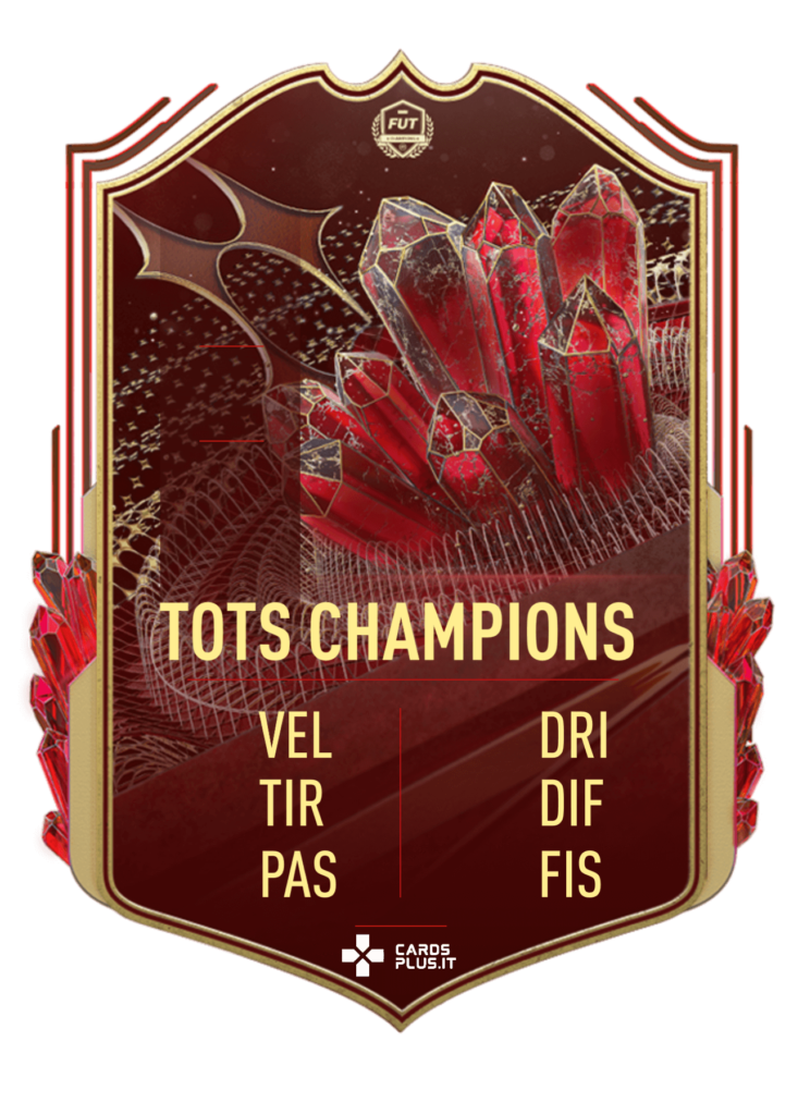 FIFA 23: FUT TOTS FUT Champions official card personalizzata gigante