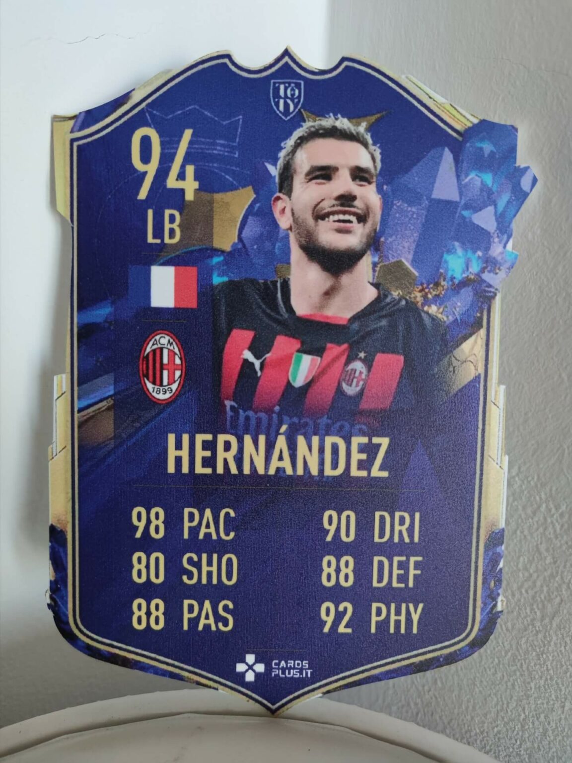 Fifa 23 Ultimate Team Theo Hernandez Toty Card Gigante – Cardsplus It