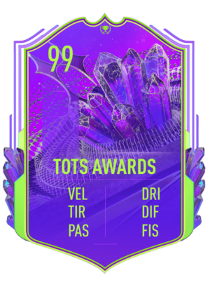 FUT 23: TOTS Awards personalizzata card design