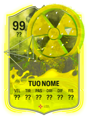 EA FC 24: Radioactive card design personalizzabile