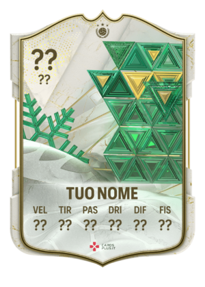 EA FC 24: Icon Winter card design personalizzabile
