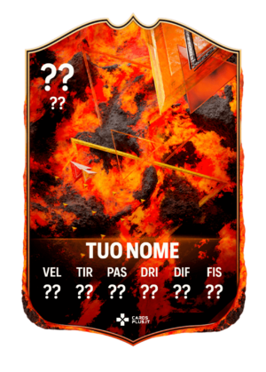 FC 24 UT: Versus Fire card design personalizzabile
