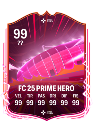EA FC 25: design ufficiale della carta EROE Prime personalizzabile