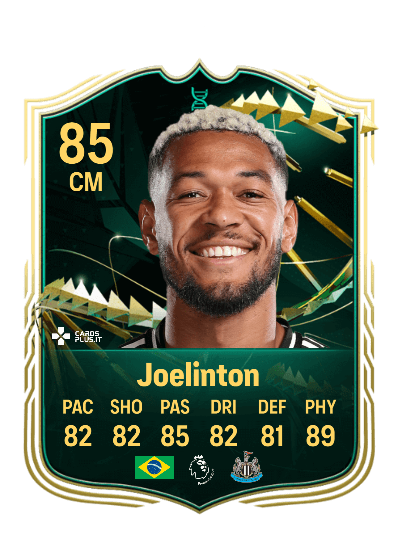 FC 25: Joelinton 85 evolution card deisng