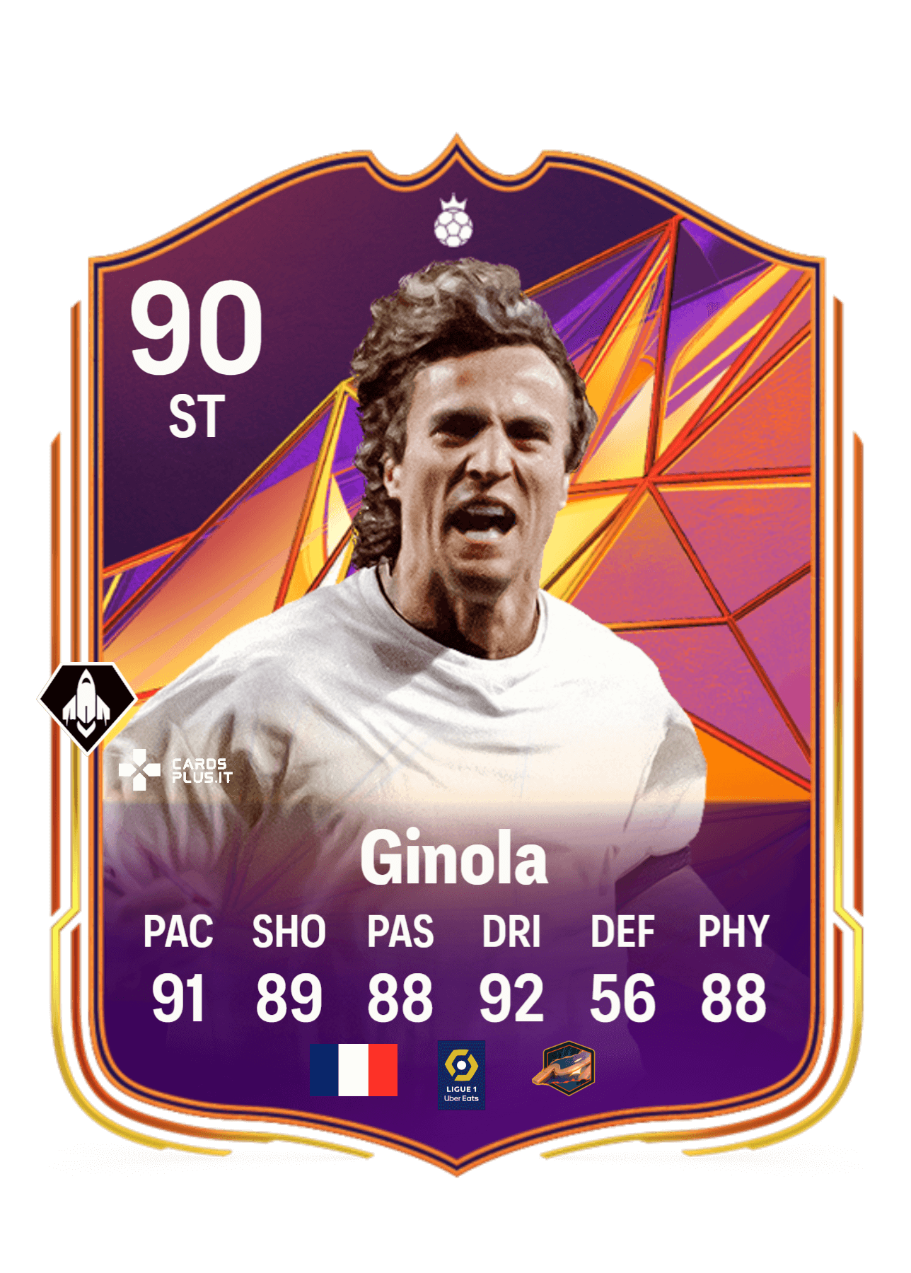FC 25: Ginola Track Stars Hero card FUT