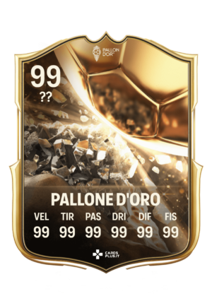 FC 25: FUT Pallone d'Oro card design personalizzabile