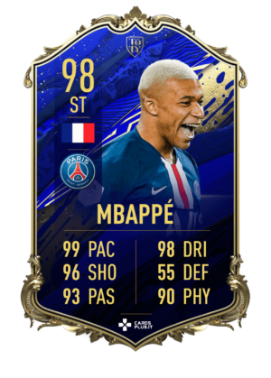 FIFA 20: Mbappé TOTY 98 card
