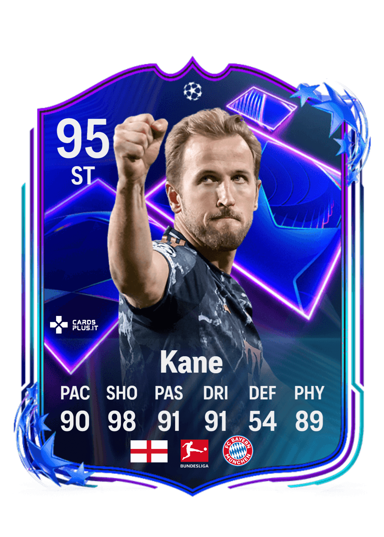 FC 25: Harry Kane Dreamchasers card design