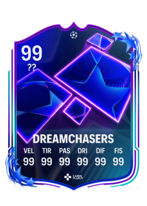 FC 25: Dreamchasers UCL promo card design personalizzabile