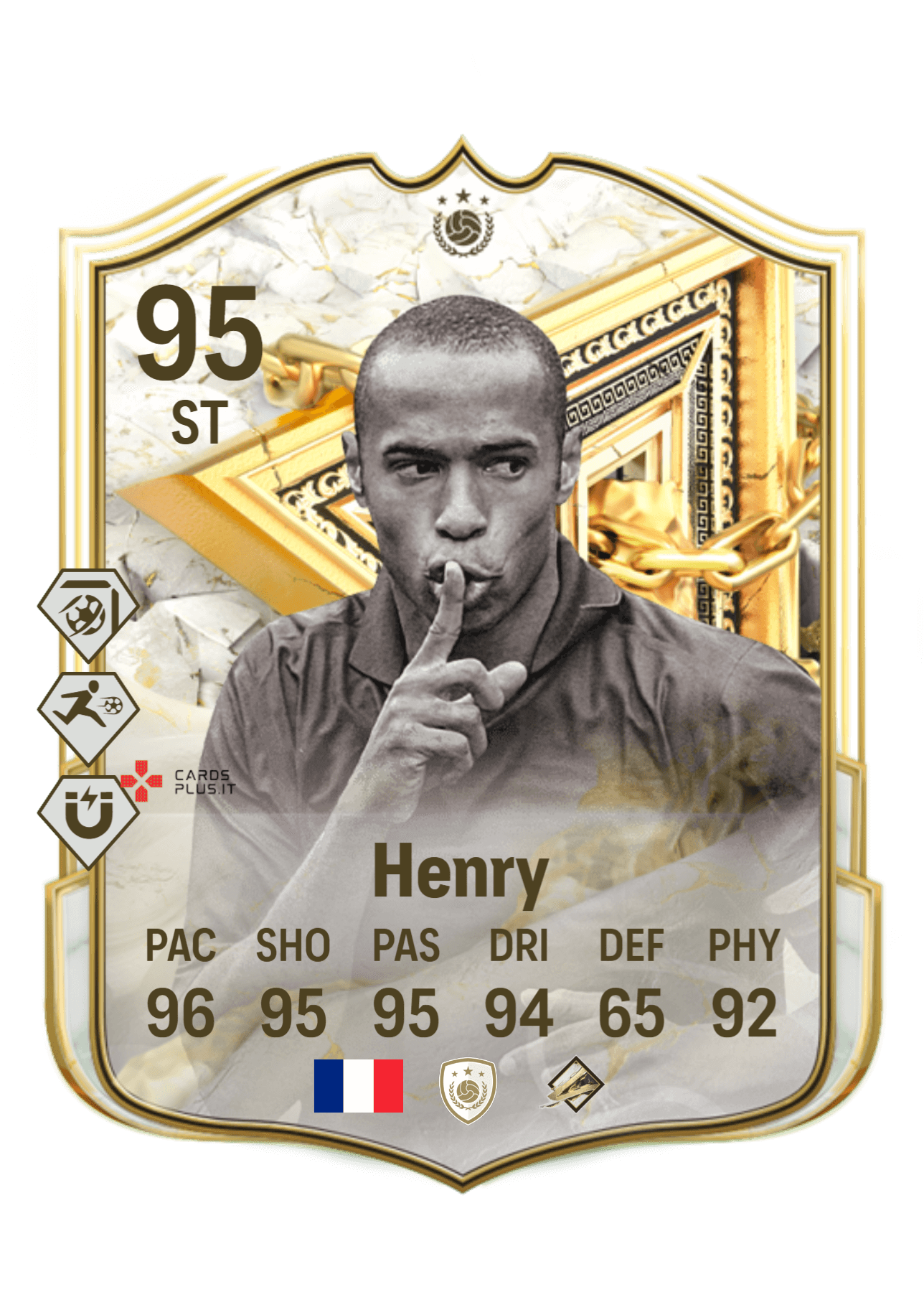 FC 25: Tierry Henry FUT Immortals Icon card