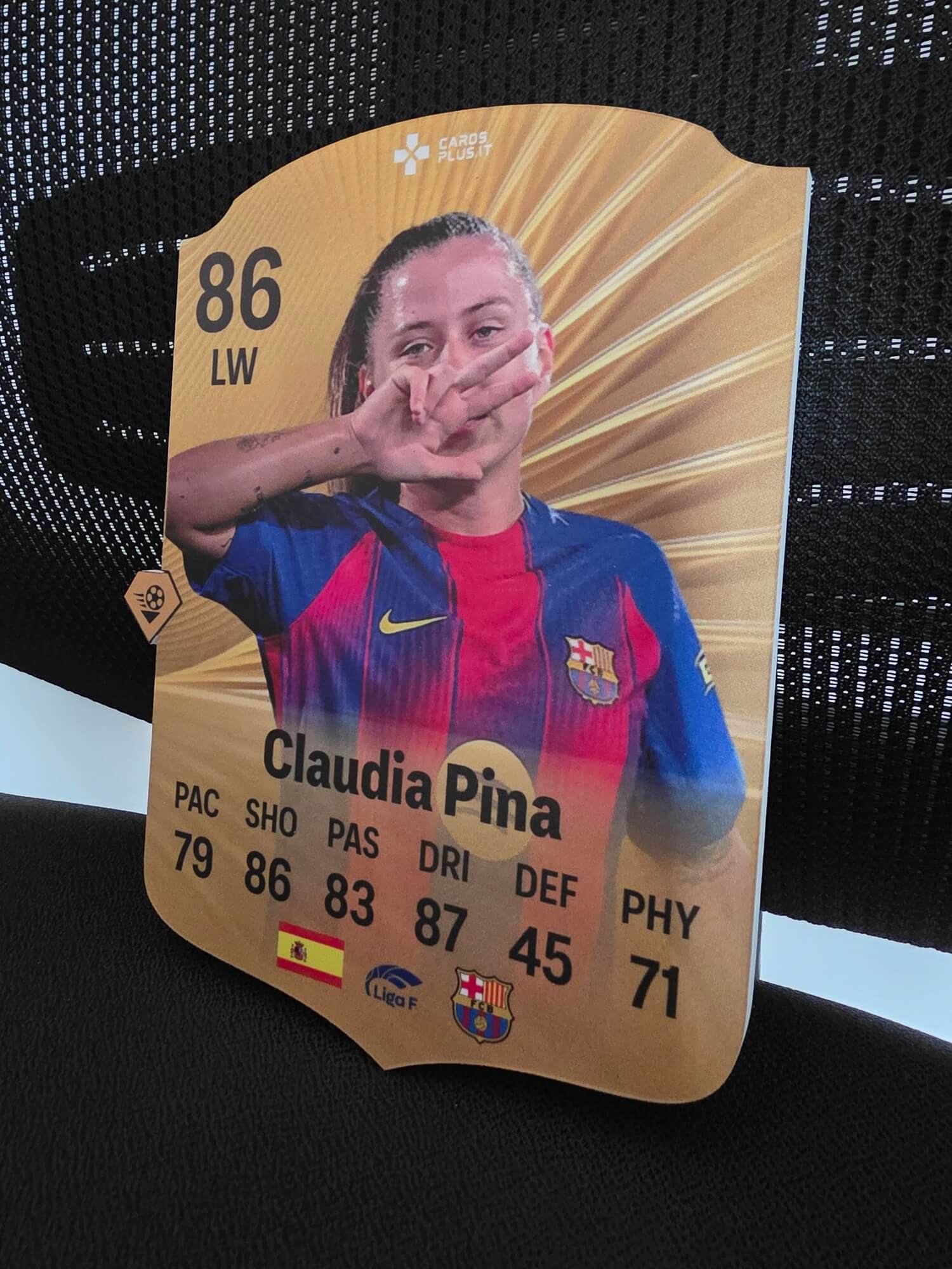 Claudia Pina gold FUT card FC 26