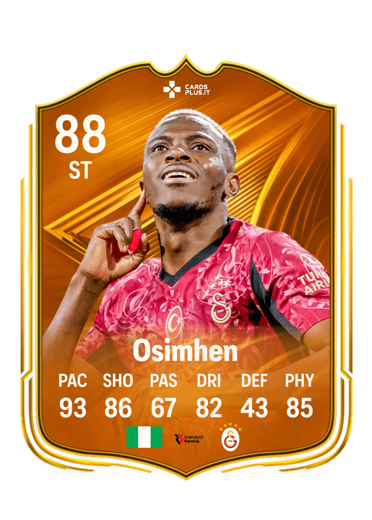 Osimhen 88 Star Performer FUT card