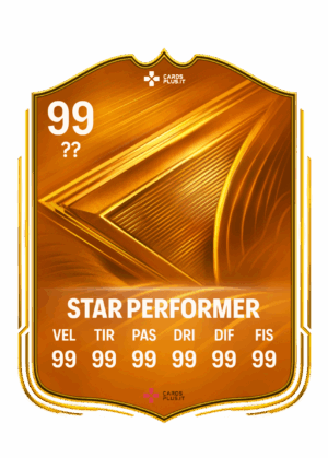 UCL Star Performer card design personalizzabile FC 26