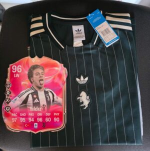 Carta FUT Yildiz e maglia Juventus edizione limitata