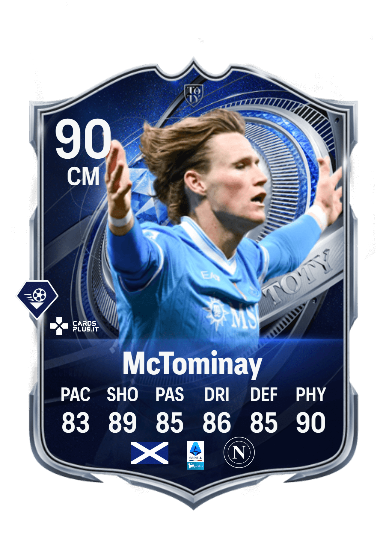 Scott McTominay TOTY card Menzione d'Onore