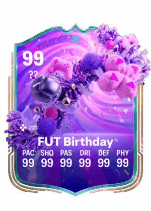 FC 26 FUT Birthday card design personalizzabile