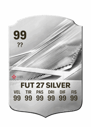 FC 27 carta argento personalizzabile
