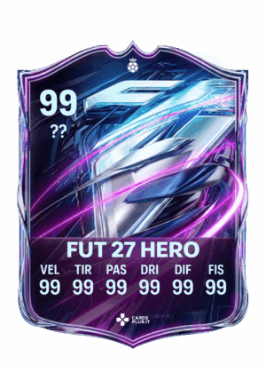 FC 27 Hero card design personalizzabile